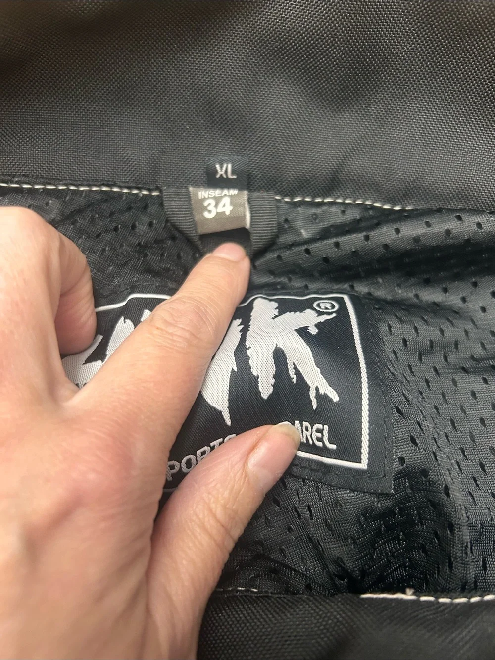 NWOT HWK BLACK MOTORCYCLE/ MOTORSPORTS  PANTS XL INSEAM 34 MENS